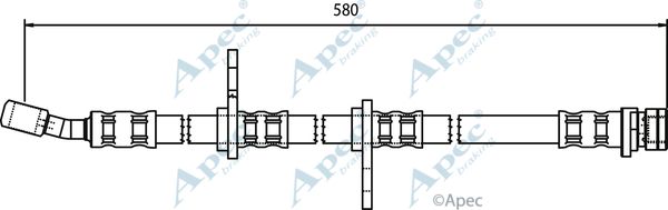 APEC BRAKING Тормозной шланг HOS3339